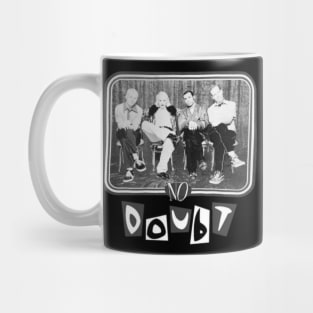 No doubt /// Vintage black and White Mug